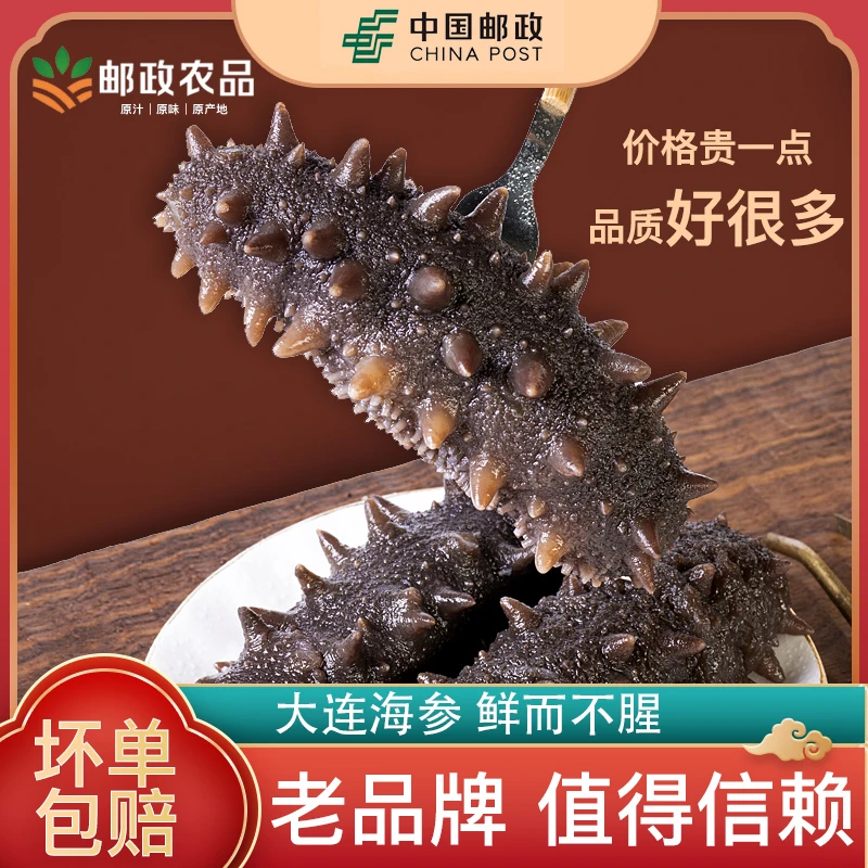 【邮政农品补贴】鲜蒸海参2500g共5斤开袋即食孕妇送礼海参即食
