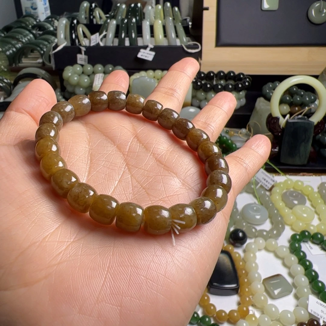 旺***福和田玉未镶嵌手链