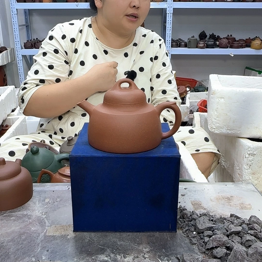 茶壶紫砂宜兴紫砂壶瑕疵处理