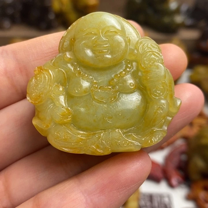 蛇纹石玉未镶嵌颈饰32