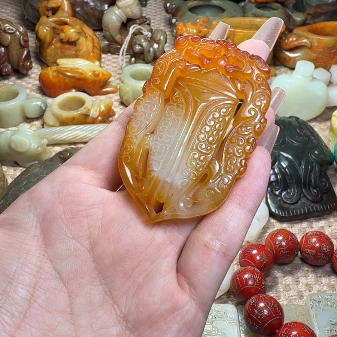 白玉菩提吊坠挂件