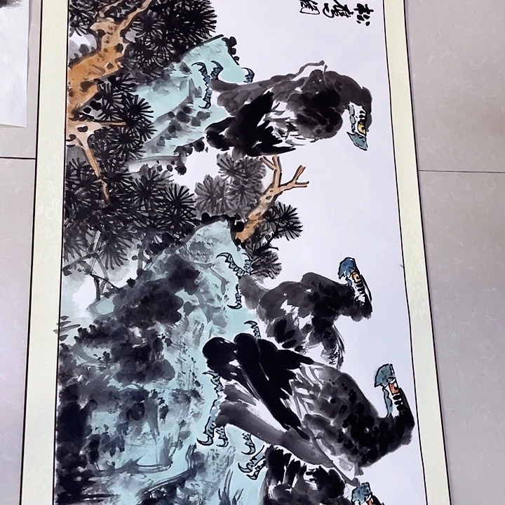 国画张圣敏先生纯手绘作品