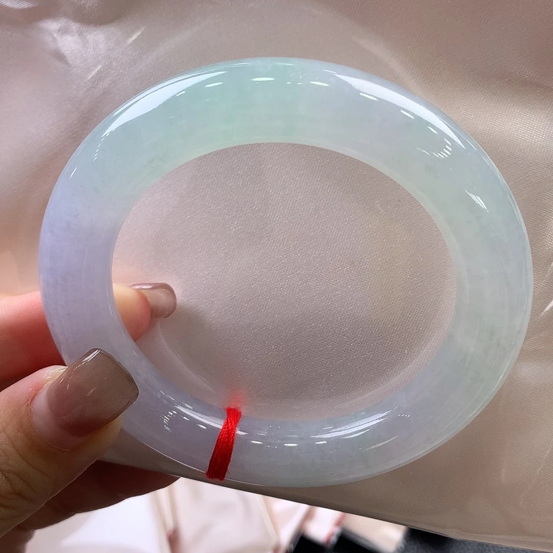 翡翠手镯未镶嵌54.4圆条