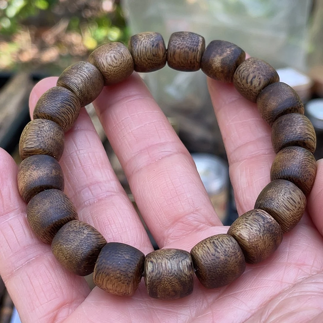 沉香手串鼓珠11mm多样拍一