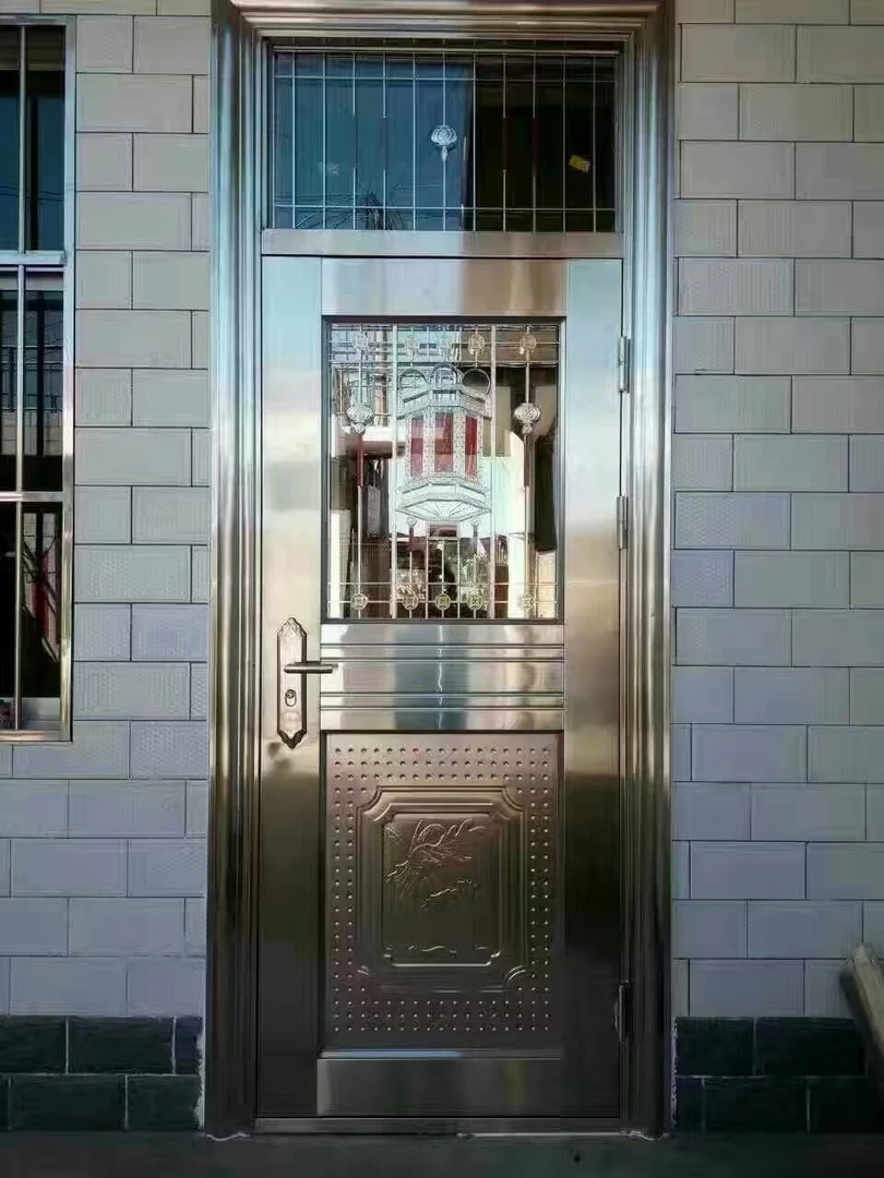 不锈钢防盗门大门单门不锈钢门加厚入户门厨房阳台门防潮防晒耐用