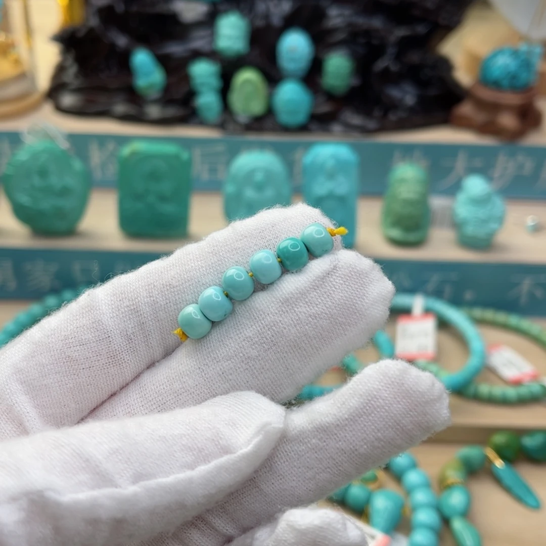 绿松石尺寸6mm未镶嵌