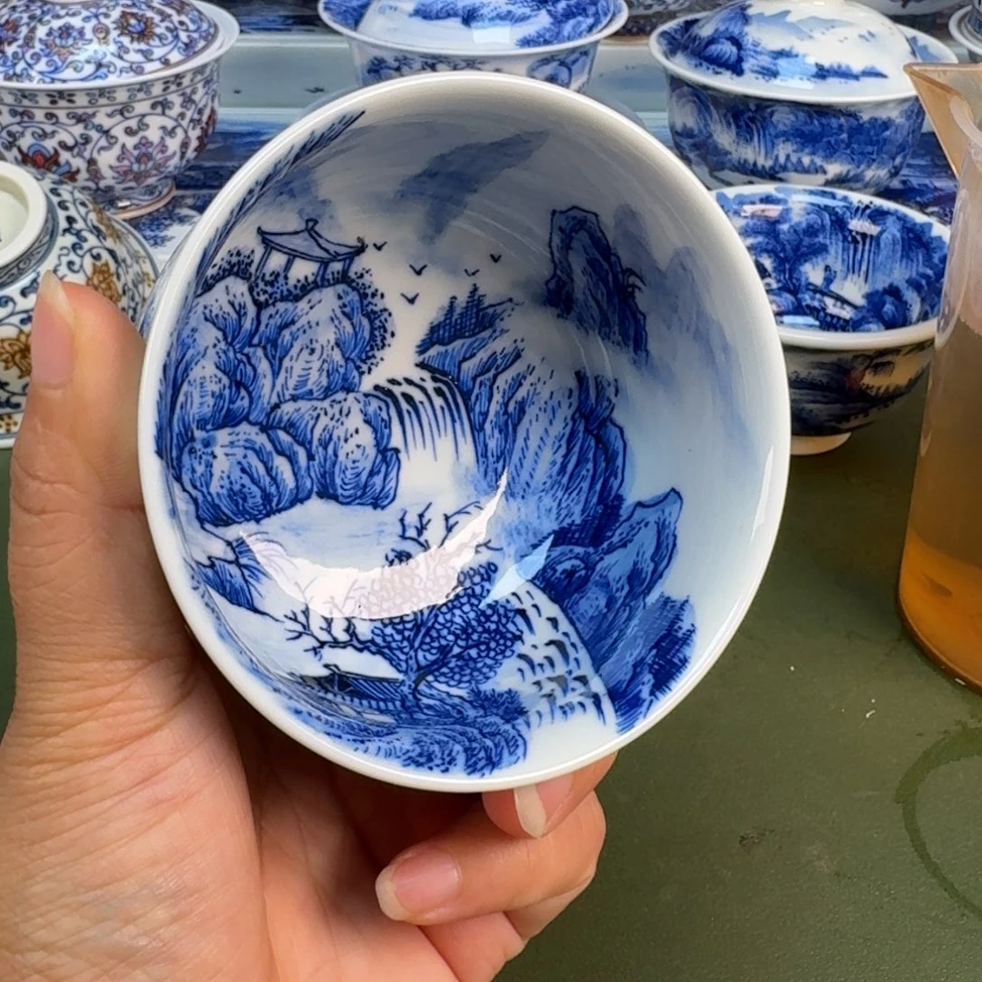 景德镇纯手绘茶具圆圆285