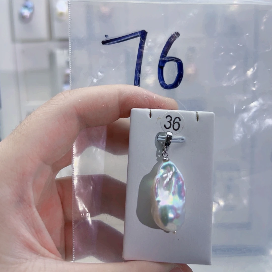 喵***喵颈饰淡水珍珠合金