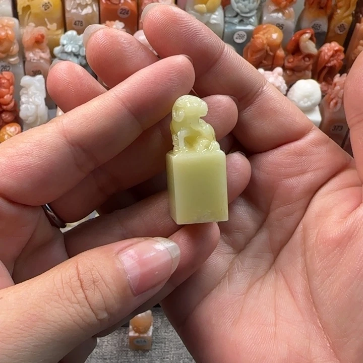 昌化石印石饮*茶1.5厘米左右包刻字