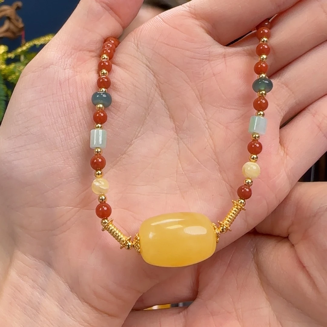 未镶嵌颈饰蜜蜡1111111111111