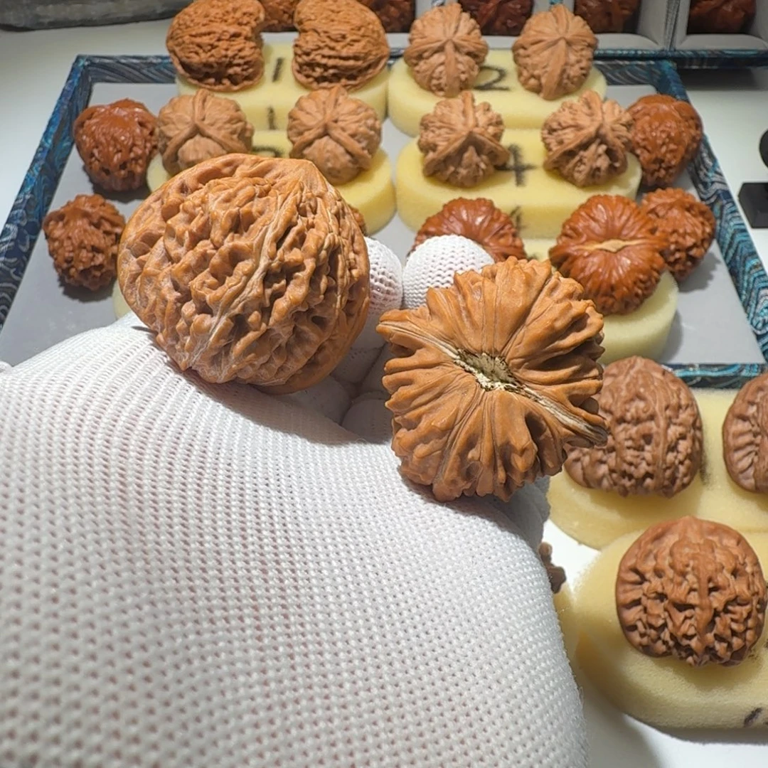 吊坠文玩核桃41三角拱桥楼