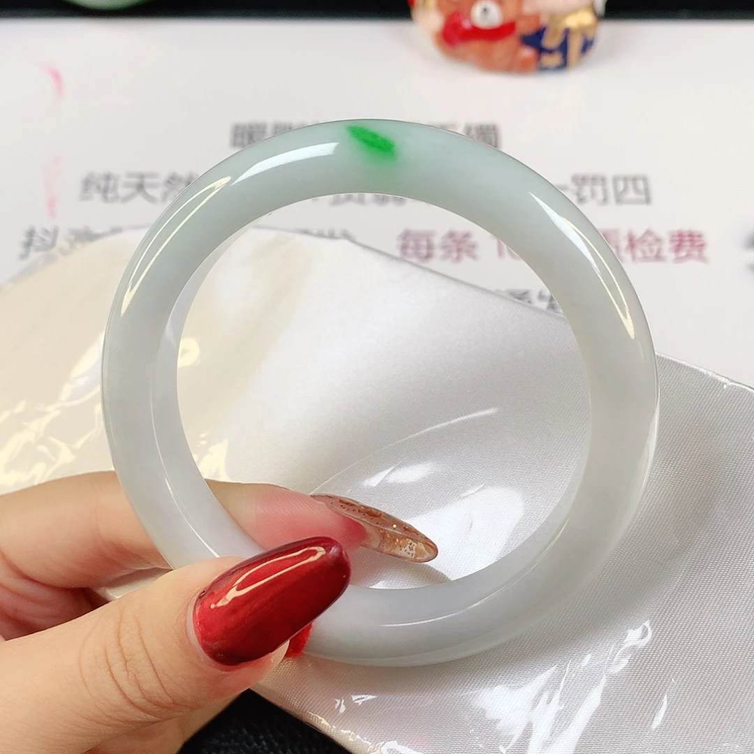 翡翠手镯未镶嵌缅甸天然1439