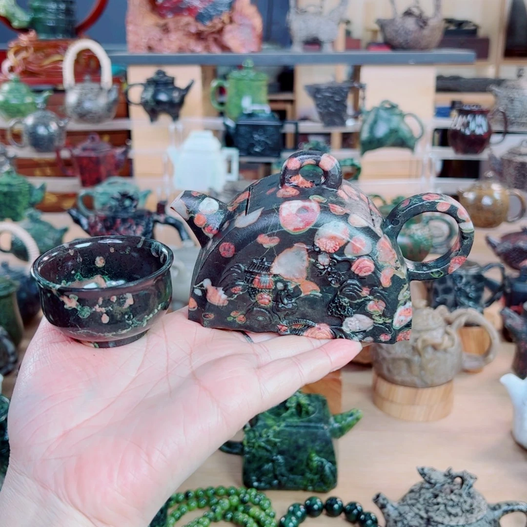 茶空间系列天然石材龙*