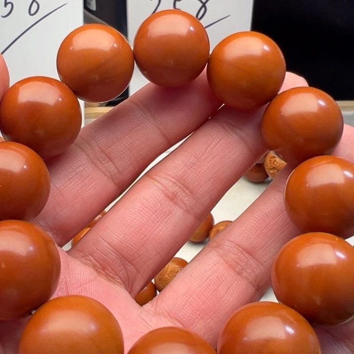 胜***王橄榄核手串/手链2.0极品正圆生命