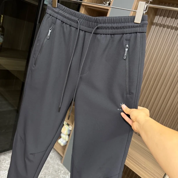 8952秋季新款直筒软壳长裤户外休闲裤男士冲锋裤修身潮流弹力百搭