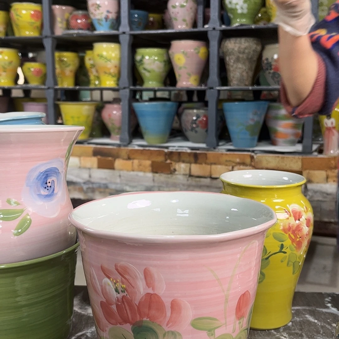 景德镇陶瓷花盆花盆