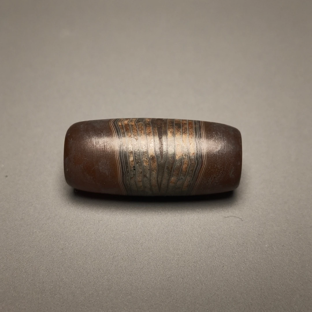 明代 明代缠丝玛瑙勒子/DZ105403/古玩/收藏/德州文物