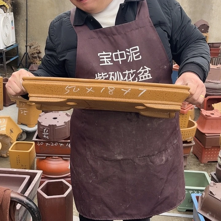 紫砂花盆紫砂等传统