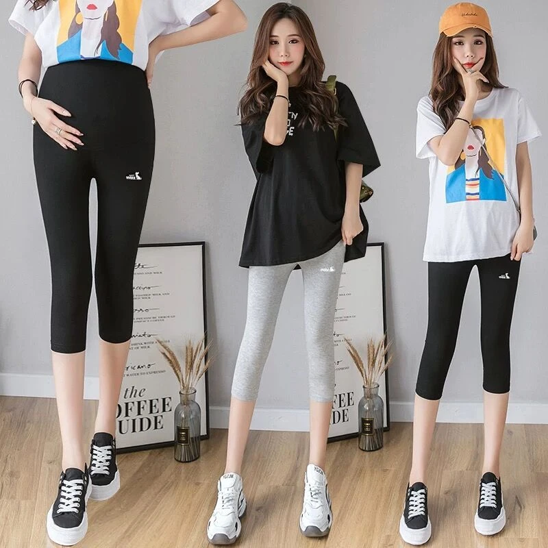 【福利款】【码数自选 款式随机】莫代尔孕妇七分打底裤夏季