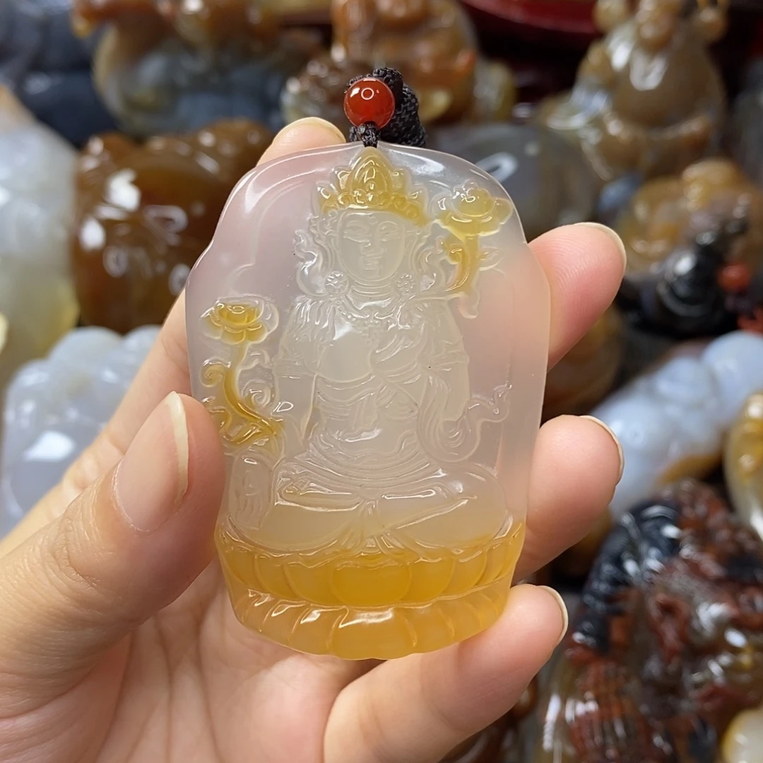 玛瑙/玉髓吊坠未镶嵌