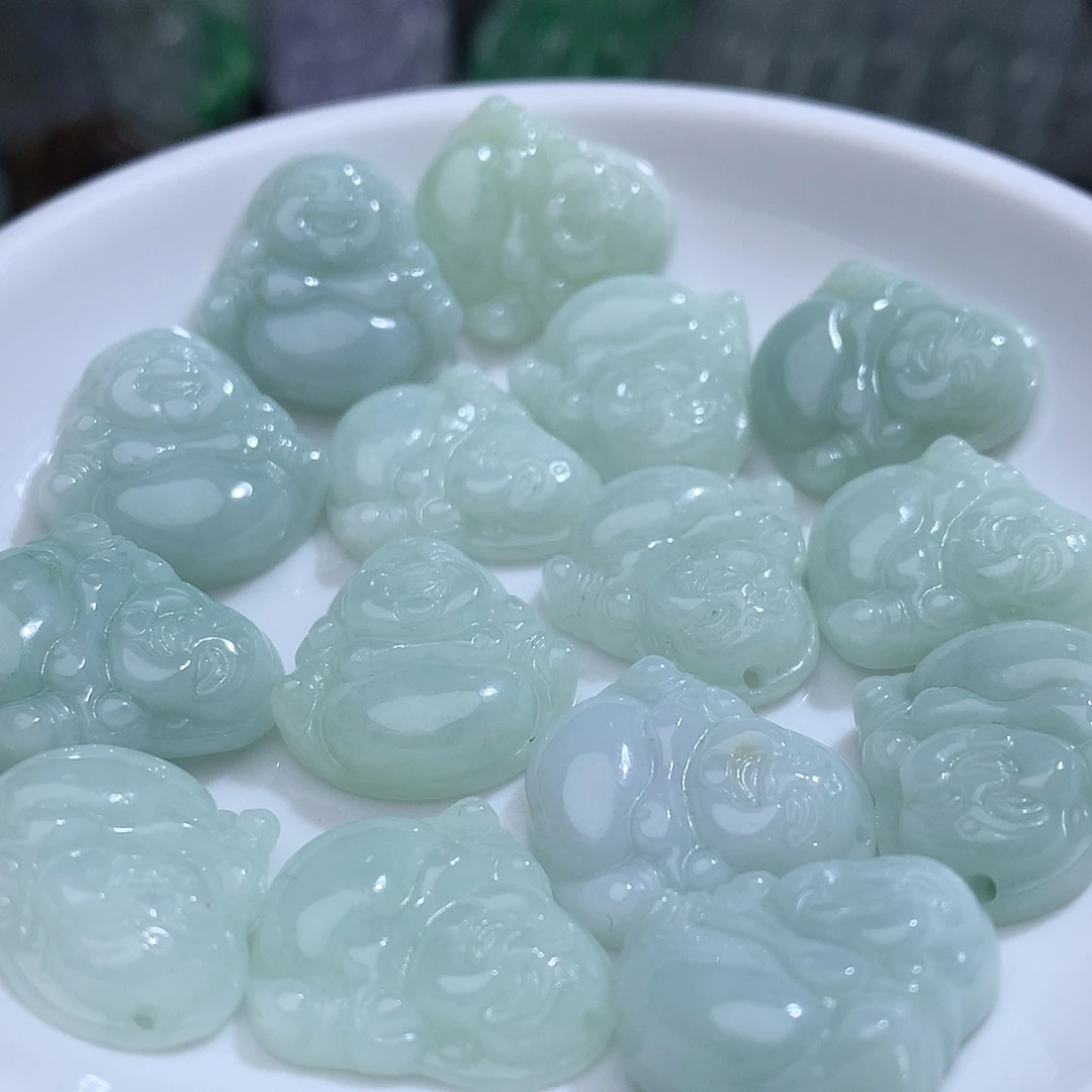 翡翠未镶嵌颈饰发样性发1个