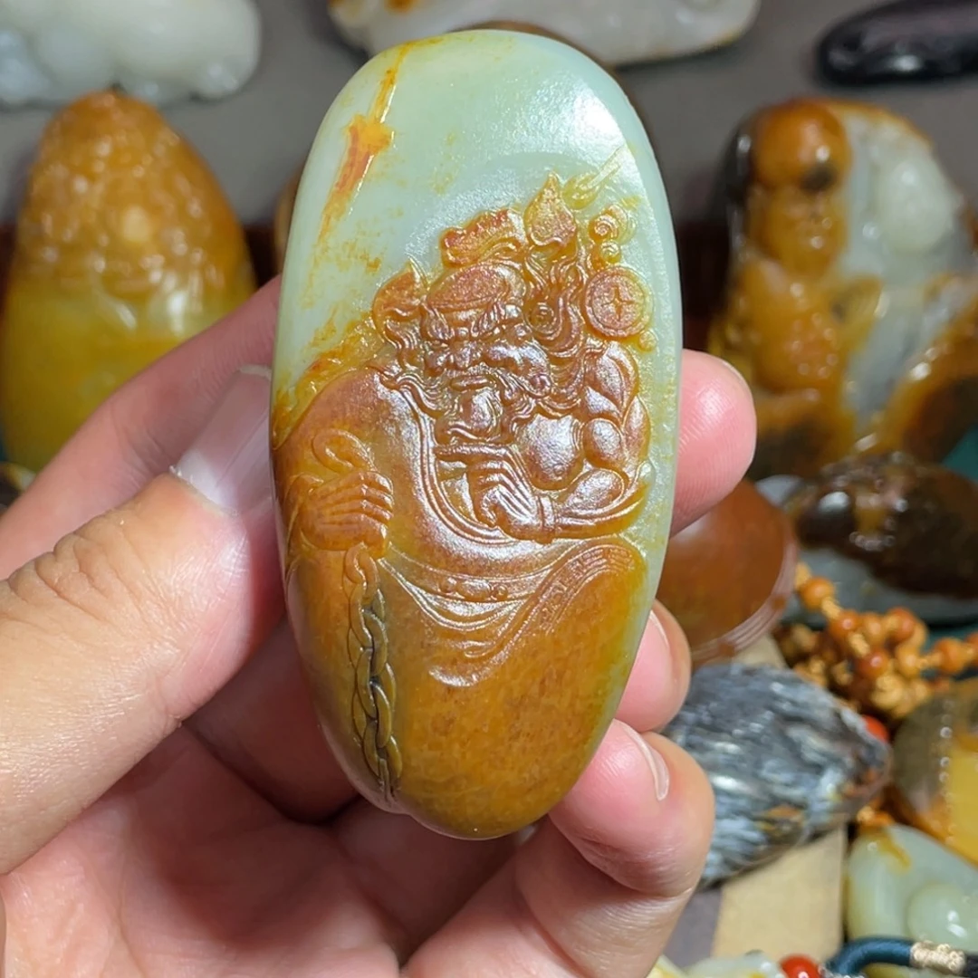 和田玉未镶嵌吊坠(不含链)