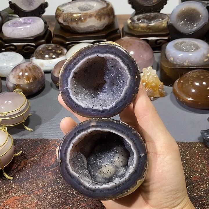 水晶摆件未镶嵌聚宝盆