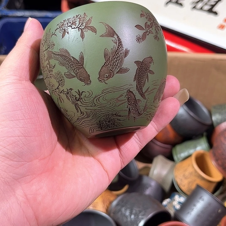 茶杯紫砂全手工紫砂主人杯