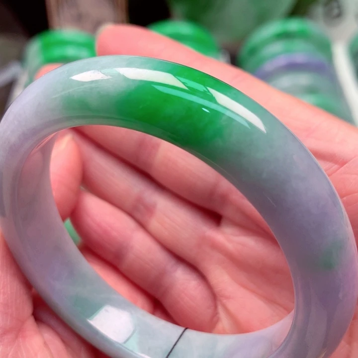 翡翠未镶嵌手镯天然翡翠手镯