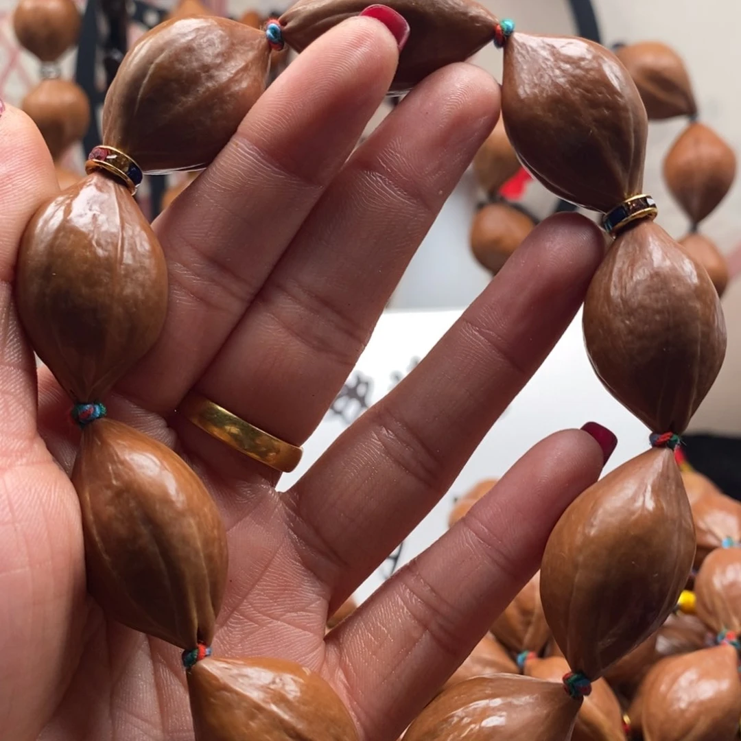 橄榄核手串/手链鸡血1.9的