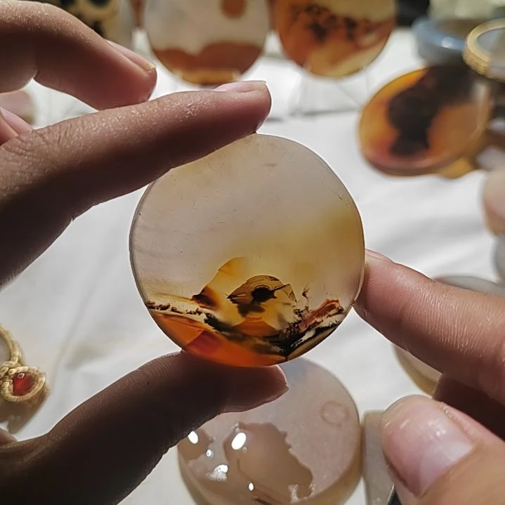 玛瑙/玉髓合金颈饰