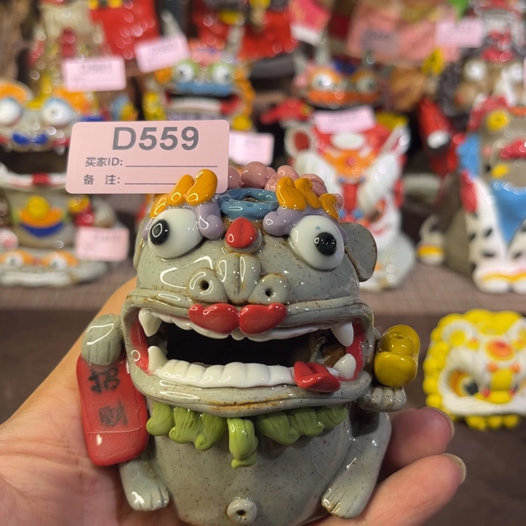 泥塑纯手工茶宠摆件