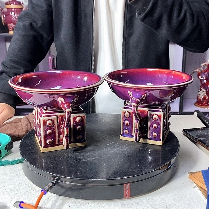 瓷片中国神垕精品钧瓷