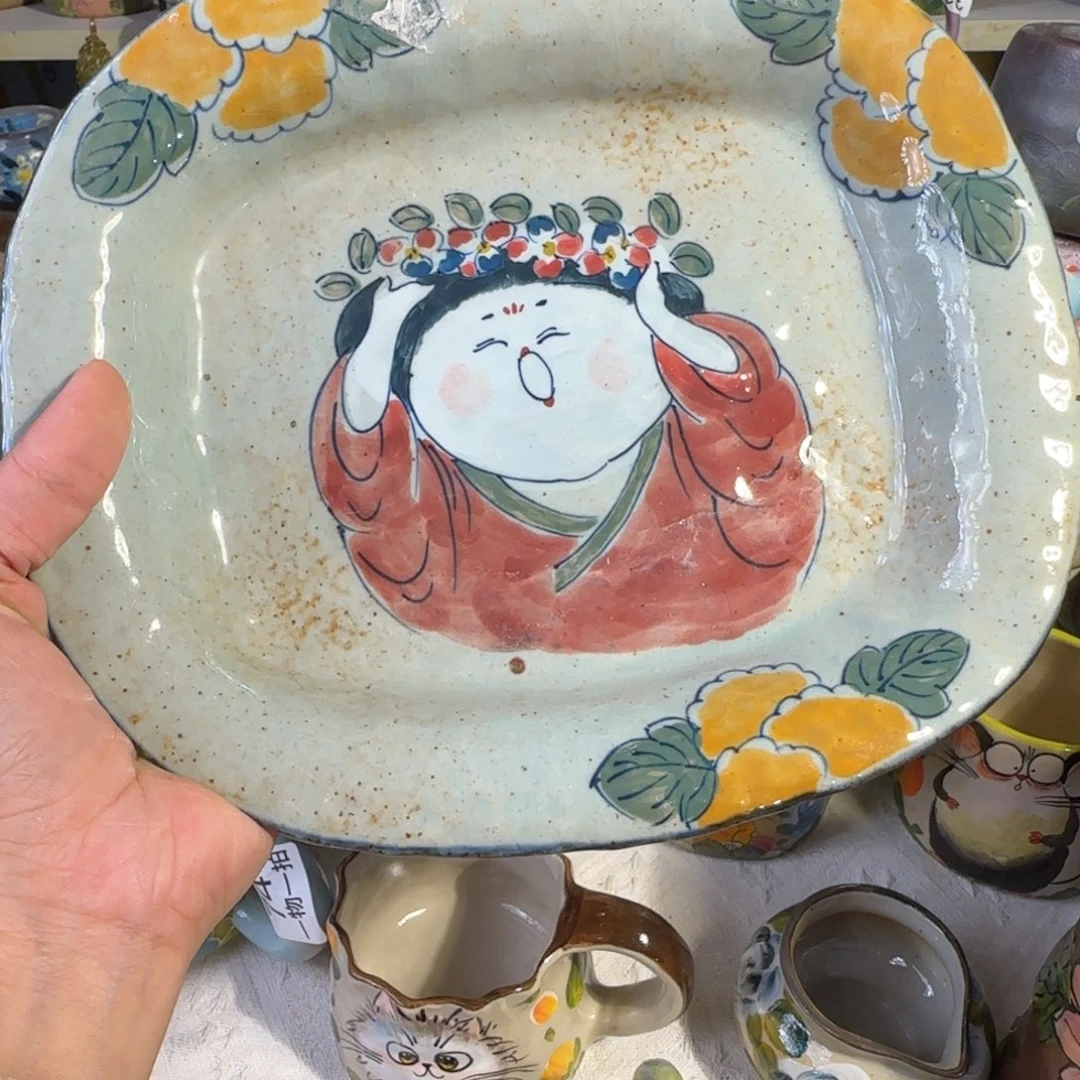 景德镇釉下彩陶瓷微瑕107