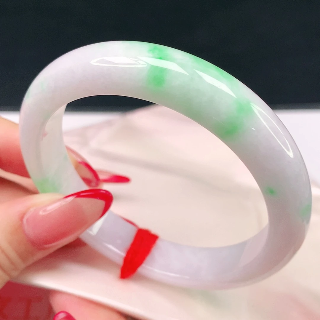 翡翠未镶嵌手镯天然翡翠1001