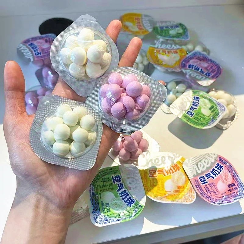 空气奶球内蒙古特产牛奶小馒头奶酪零食杯奶制品奶味浓郁酥脆奶泡
