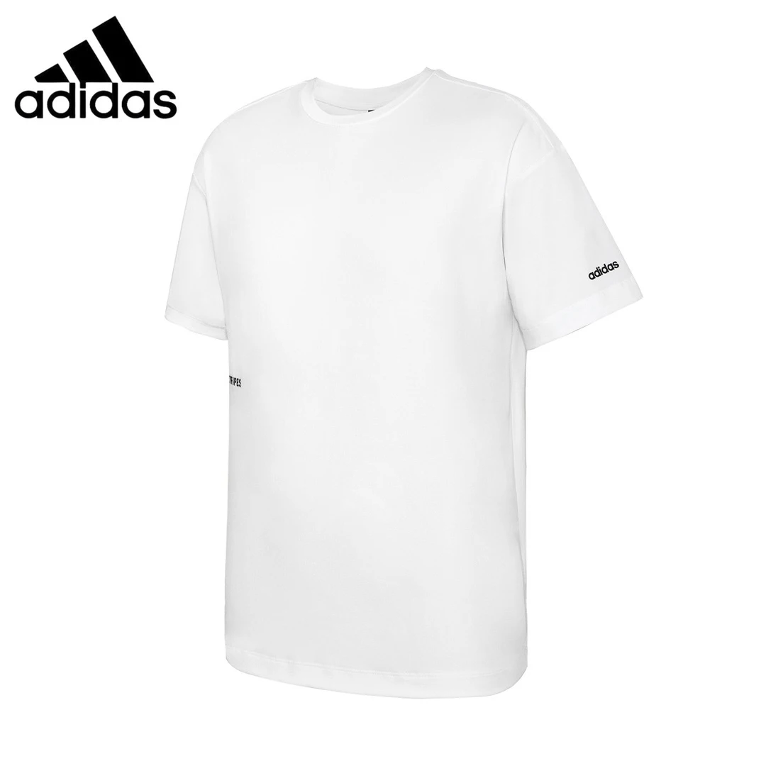 adidas阿迪达斯短袖男女 U COOLING TEE T恤夏季透气白色 JI8474