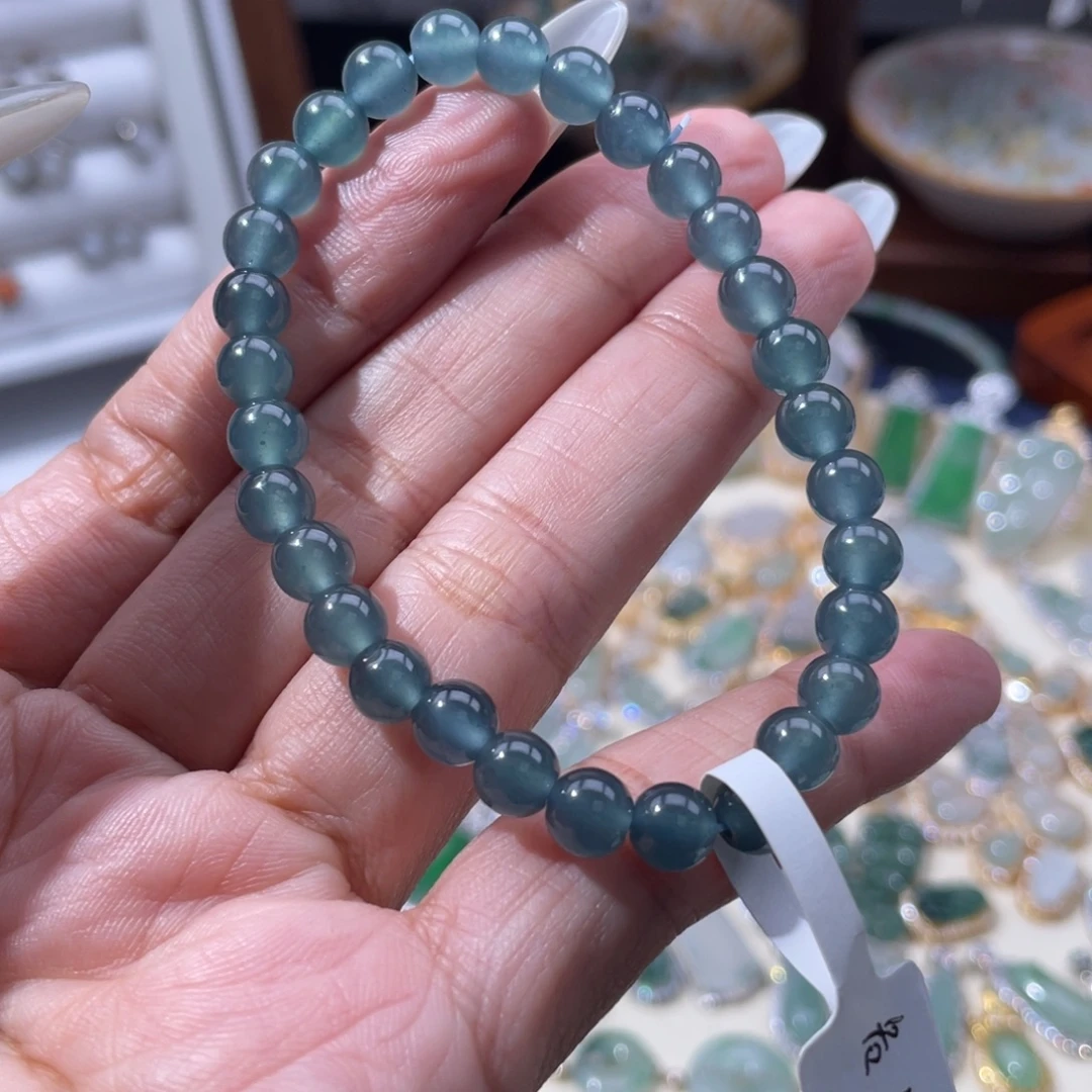 翡翠未镶嵌项链手串