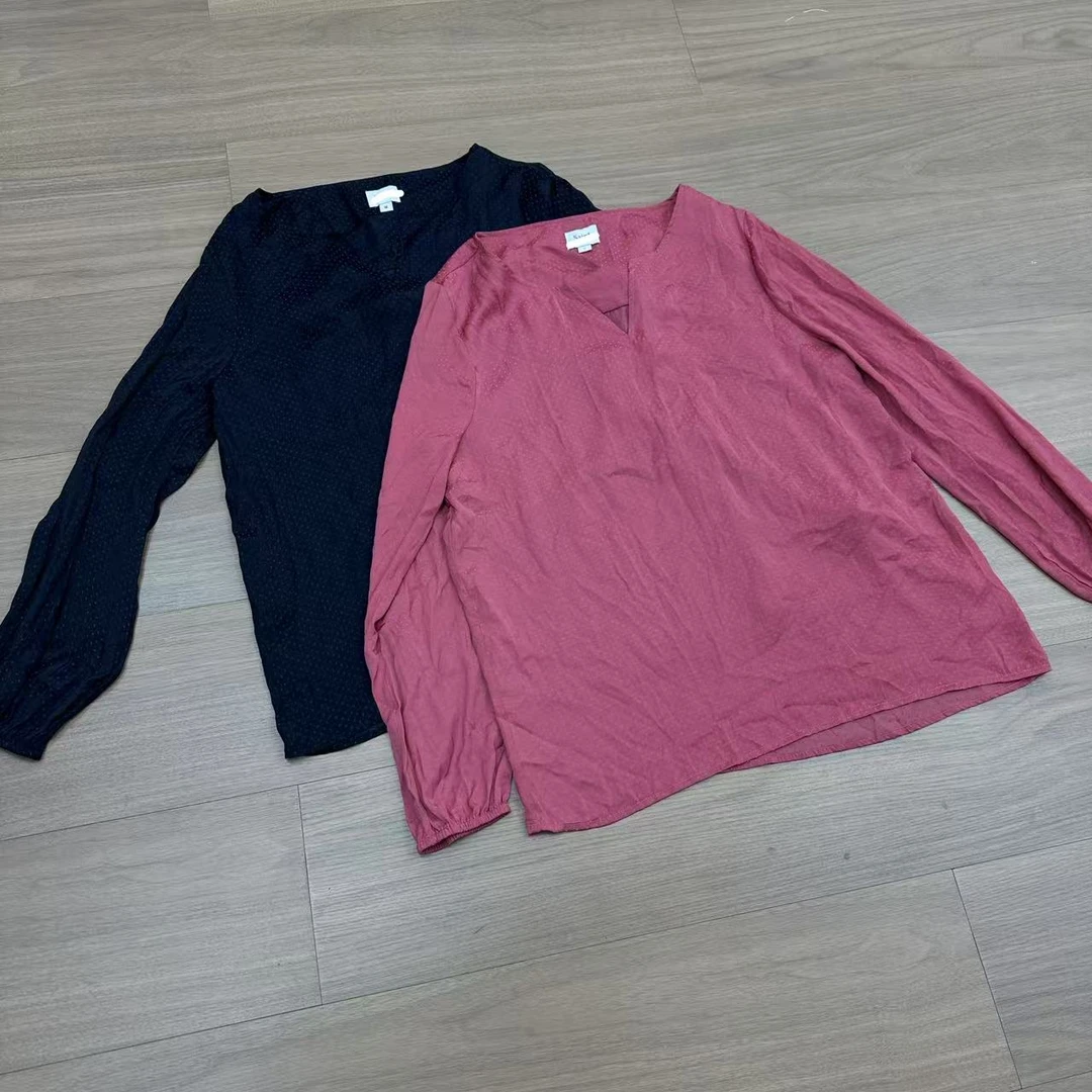 v领长袖百搭T（25021307）