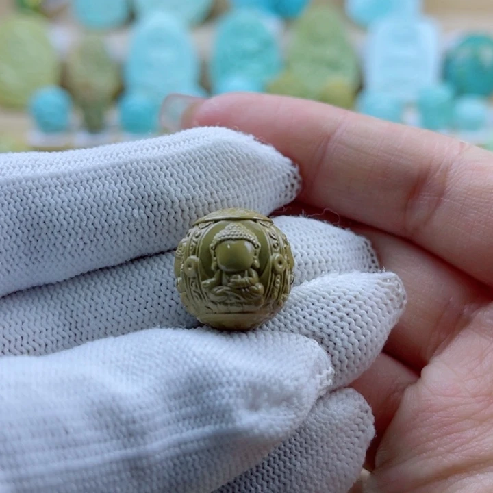 绿松石未镶嵌珠宝奇石16mm