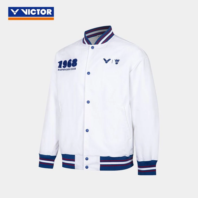 威克多胜利J-5513VBC秋冬羽毛球服棒球服梭织运动外套俱乐部系列