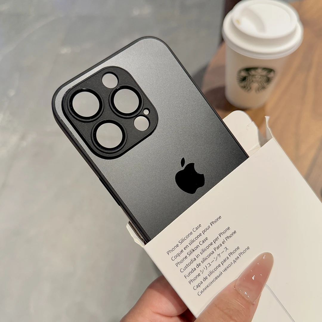 磨砂手感AG适用苹果16高级感手机壳iPhone15promax防摔壳14高级13