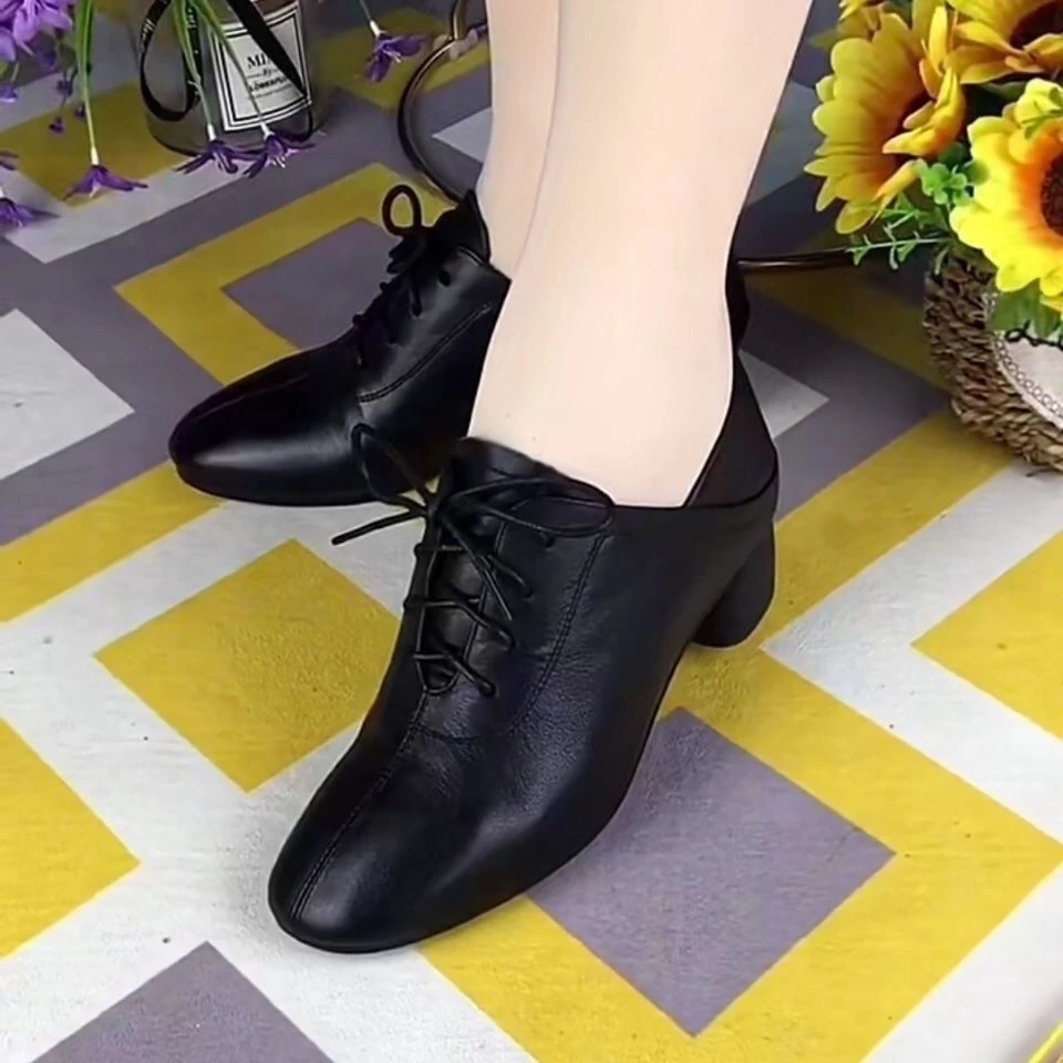 断码女鞋真皮鞋2025春秋季新款单鞋女时尚鞋子妈妈女士皮鞋