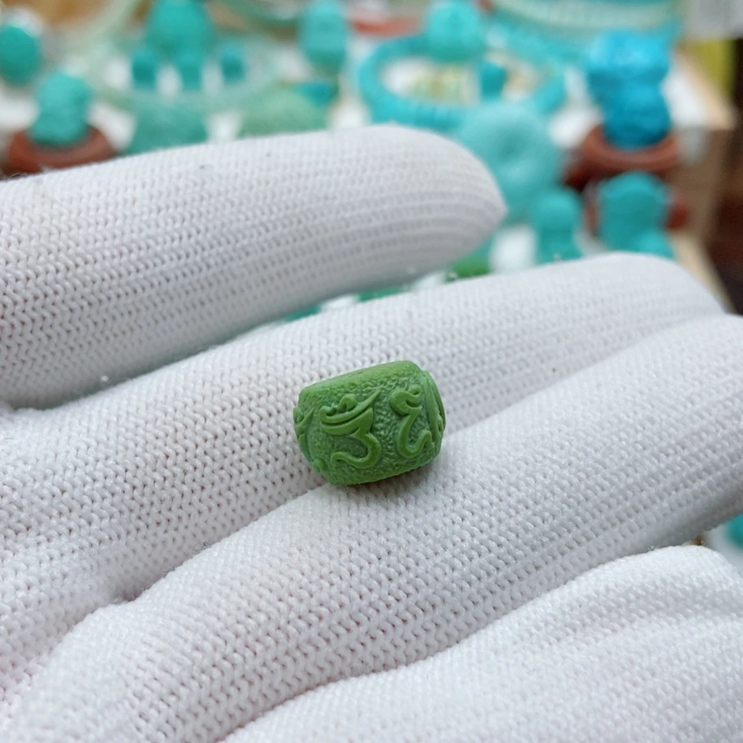 绿松石未镶嵌珠子