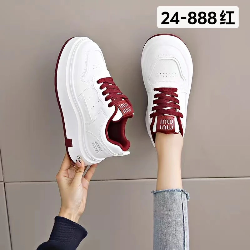 24-888  小白鞋运动休闲鞋休闲休闲板鞋拼色秋季运动休闲
