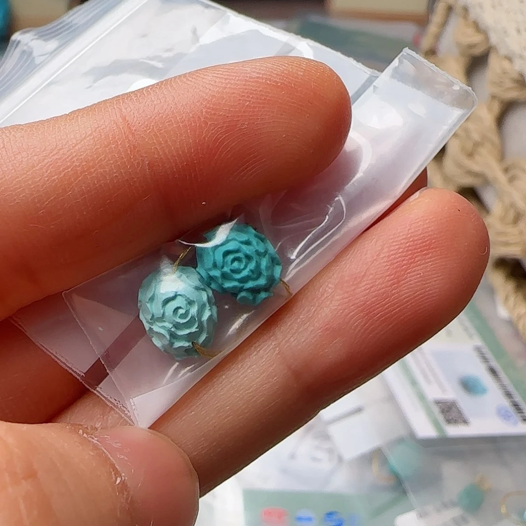 绿松石珠宝半成品未镶嵌