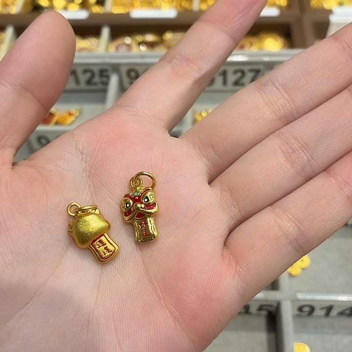 铜合金9131强保色发2个壹笔壹吊坠