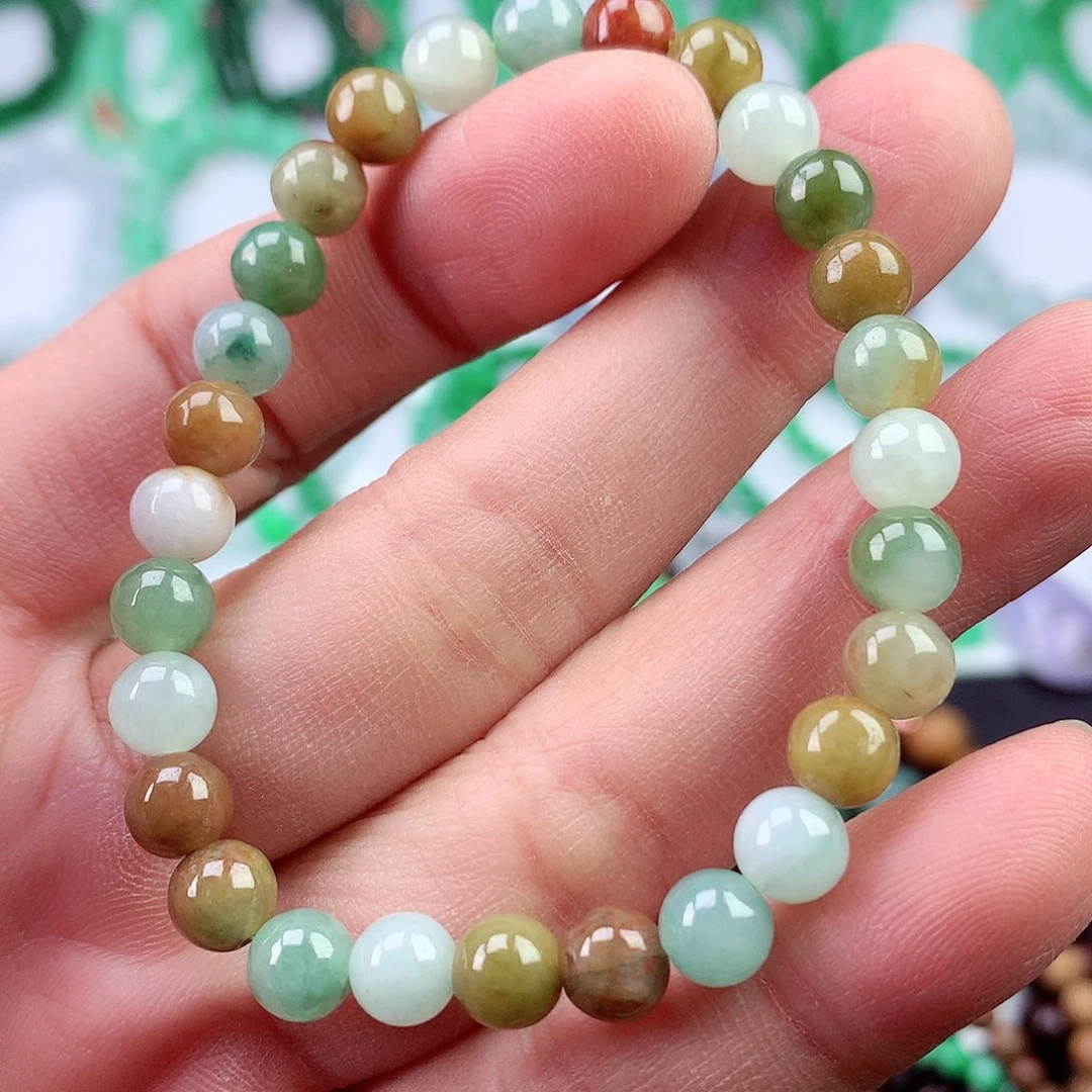 未镶嵌手链翡翠手串