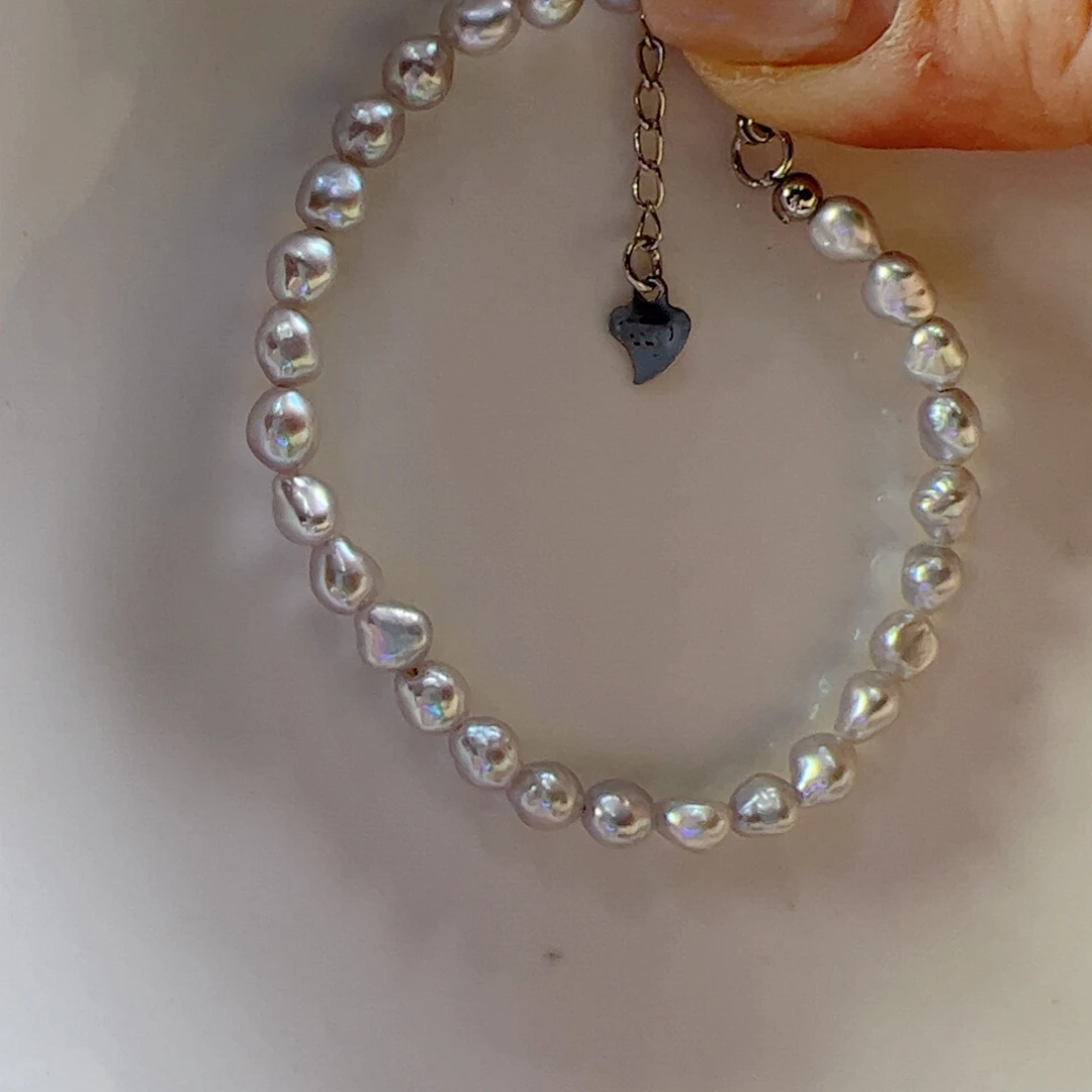 淡水珍珠手链合金