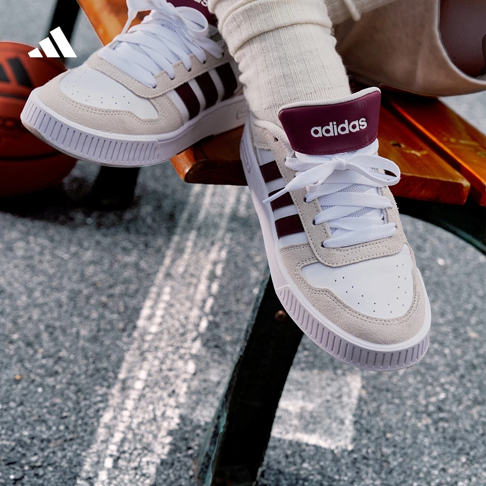 阿迪达斯「小锯齿」D-PAD CLASSIC休闲美高风复古篮球板鞋 JR8324